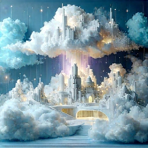 Cloud Computing Visualization With Image, There