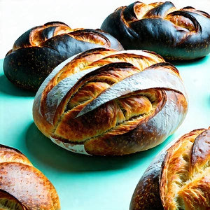 Lifestyle Drone Photography: Artisanal Bread Prepared With Organic Components With There Several