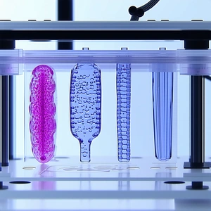 A Machine With Three Tubes Of Varying Sizes