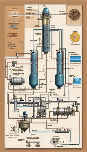detailed diagram chemical plant