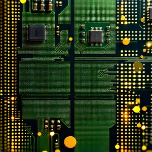 Close-up of sensor array