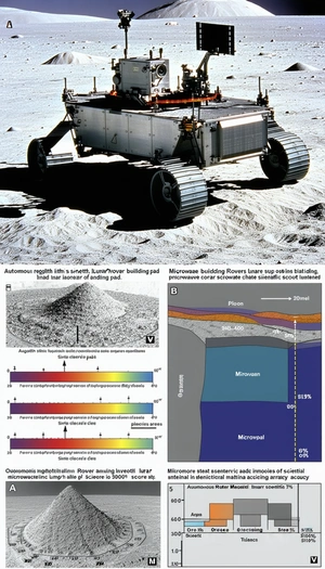 A Large Robotic Vehicle, Likely A Rover, Sitting On A Rocky Surface