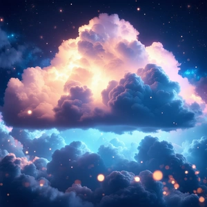 Tech Stock Photography: Cloud computing visualization