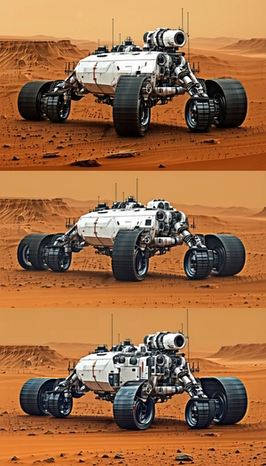 image, there three different pictures