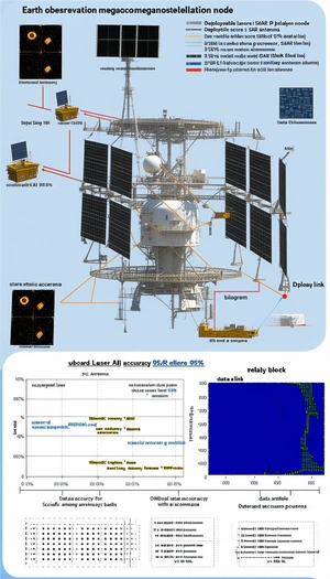 The Image Is A Diagram Showing The Different Parts Of A Spacecraft