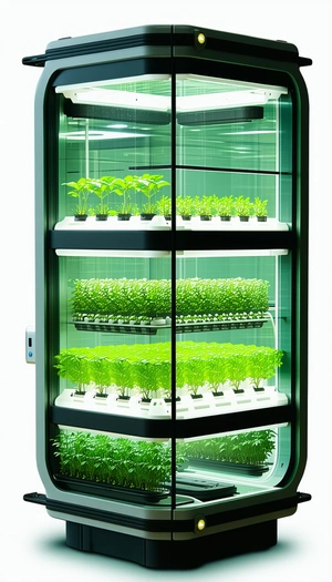 A Large Greenhouse Filled With A Variety Of Plants
