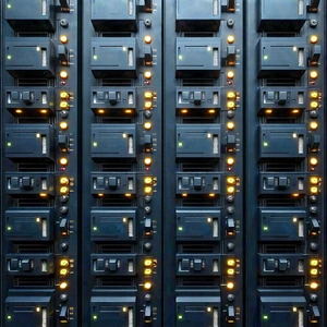 Close-up of sensor array