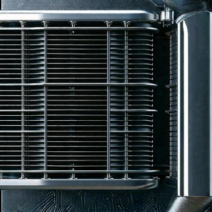 Close-up Of Cooling System With Large Metal