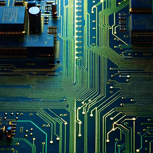 Circuit board with data streams