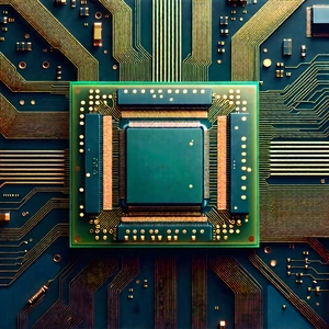 Close-up of memory module