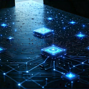 Blockchain Network Visualization With Table Blue