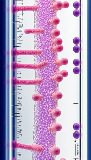 purple pink colored substance