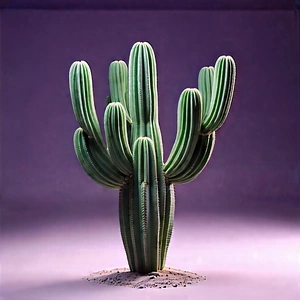 Nature Product Photography: Cactus In Coastal Environment With Cactus Plant