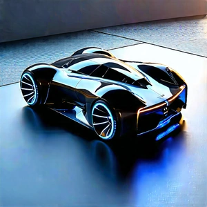 Innovative Electric Vehicle (design:1.25) With Sleek, Futuristic