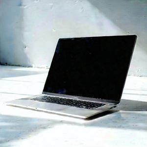 Laptop With Streaming Content With Laptop Computer