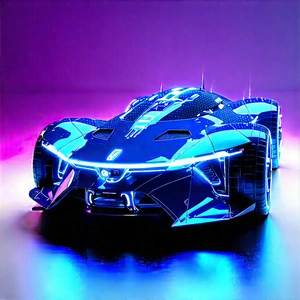 Innovative Electric Vehicle Design With Futuristic Blue