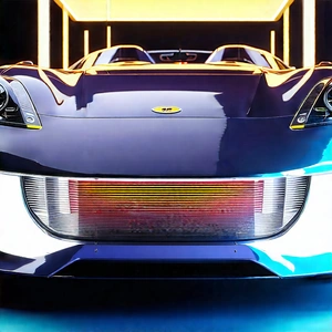 Automotive Technology In (design:1.25) Studio With Blue Sports