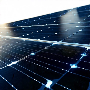 Solar Panel With Data Streams With Solar Panel