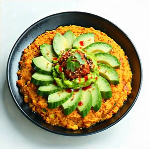 Lifestyle Professional Photography: Plant-based Dish Prepared With Vibrant Colors With Plate Food