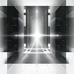 Quantum computer with laser scanning