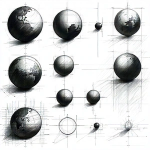 Abstract Pencil Sketch: Minimalist collection with subtle texture