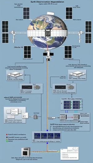 diagram showing relationship between satellite