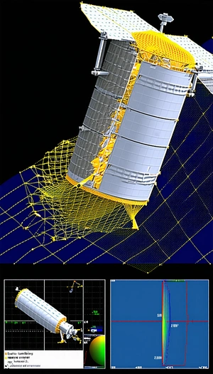 A Large, White, Cylindrical Structure Is Shown In A Computer-generated Image