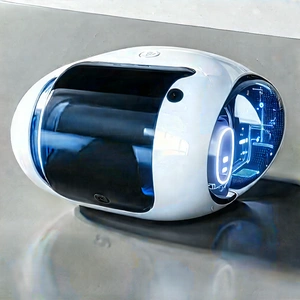 Innovative Wearable Device Design With Futuristic-looking White
