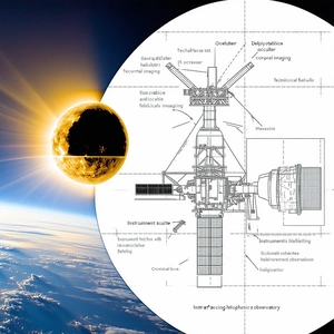 The Image Is A Diagram Of A Spacecraft, Showing Its Various Components And Their Functions