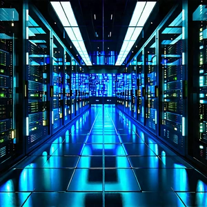 (futuristic:1.5) Server Room With Image