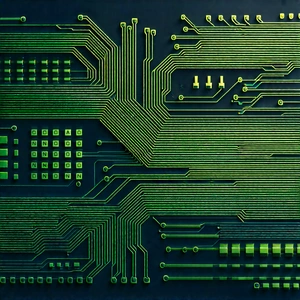Circuit board with data streams