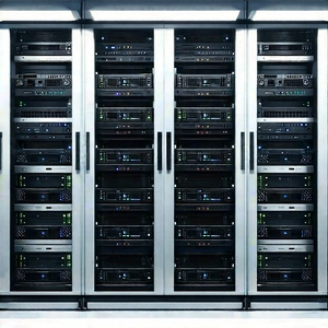 Server rack with laser scanning