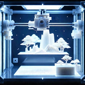 3d printer with holographic projection