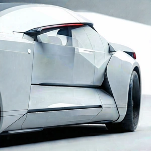 Innovative Electric Vehicle Design With Futuristic Shown