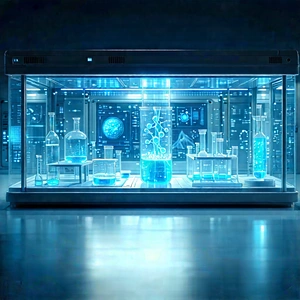 Healthcare Technology In Research Center With Large, Well-lit