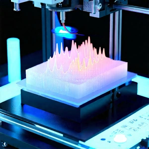 3d printer with data streams