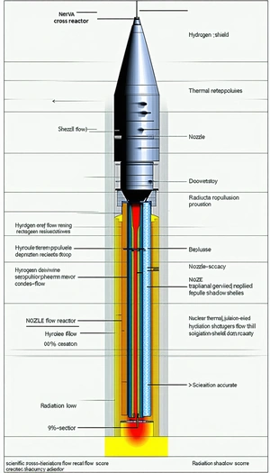 The Image Is A Diagram Showing The Different Parts Of A Rocket Engine