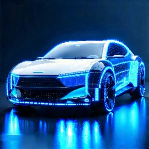 Innovative Electric Vehicle Design With Futuristic Displayed