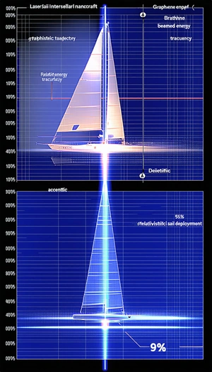 A Graph Is Displayed On A Computer Screen, Showing The Progress Of A Sailboat's Deployment