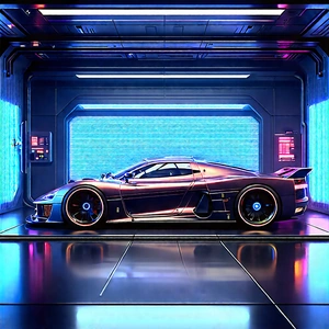 Automotive Technology In Modern Laboratory With Sleek, Futuristic