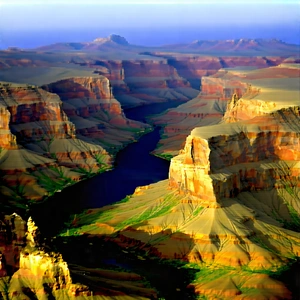 Nature Product Photography: Aerial View Of Canyon System With Stunning Aerial