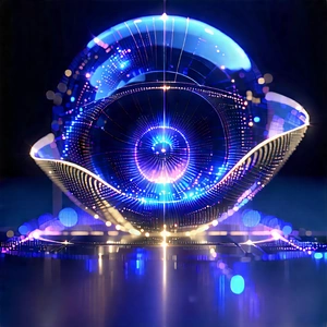 Machine Learning Visualization With Large Blue