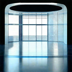 Futuristic Research Laboratory With Large, Open