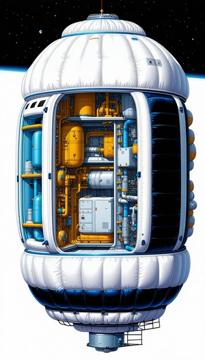blue white illustration space shuttle