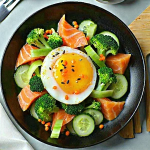 Lifestyle Unreal Engine: Healthy Meal Prepared With Organic Components With Bowl Food