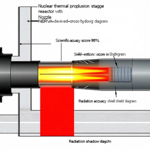 The Image Is A Diagram Showing The Process Of Nuclear Thermal Propulsion