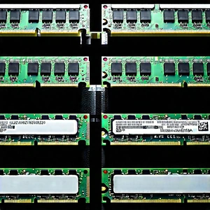 Close-up of memory module