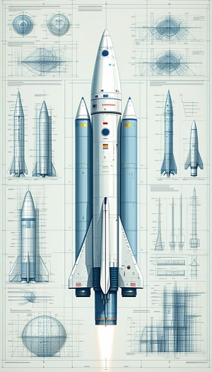 blue white illustration space shuttle