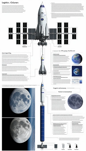 The Image Is A Poster That Showcases The Space Shuttle And Its Various Components