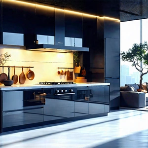 Lifestyle Unreal Engine: Modern Kitchen With Comfortable Textiles With Large, Modern